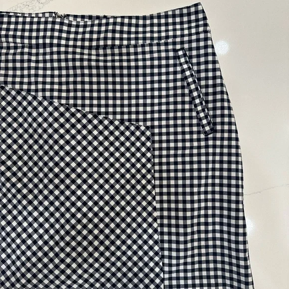 Lady Hagen Navy and White Gingham Skort - Sz 6 - Picture 8 of 11